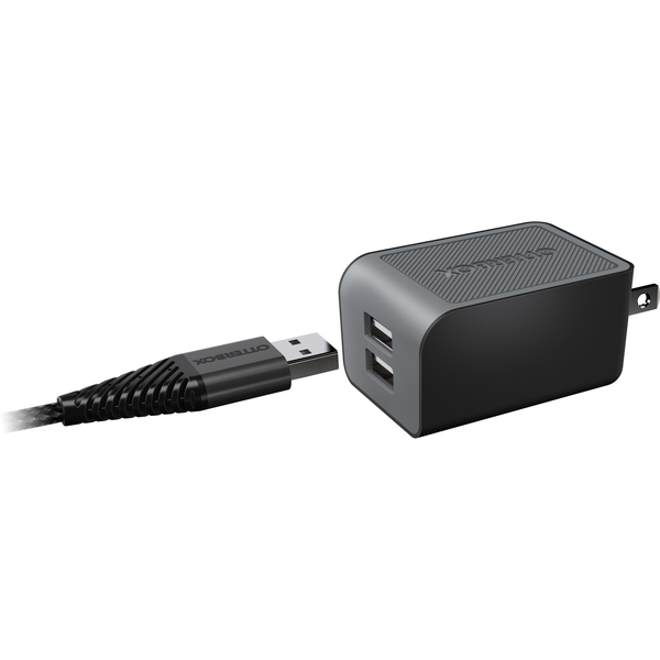 Otterbox 4.8A Dual Universal Wall Charger - Black